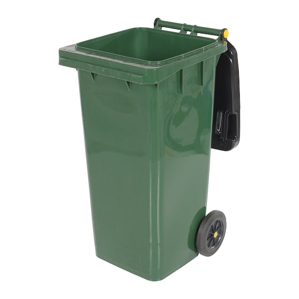 Trash Can, Green, Polyethylene